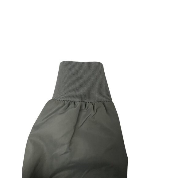 NASA Space Futuristic Gray Bomber Jacket With Patch & Logo Details For Unisex Li - Picture 13 of 15